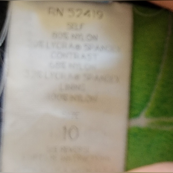 Vintage Sessa Swim Floral Tankini Top 14 Bottom 10 Women's Bikini Set - Picture 9 of 14